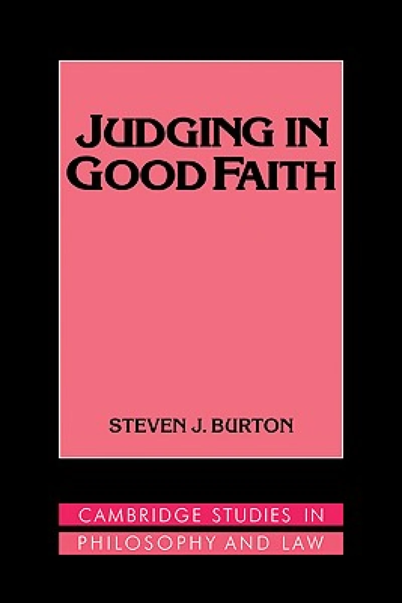 Judging in Good Faith