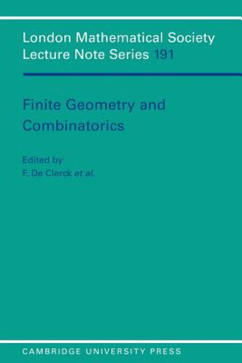 Finite Geometries and Combinatorics