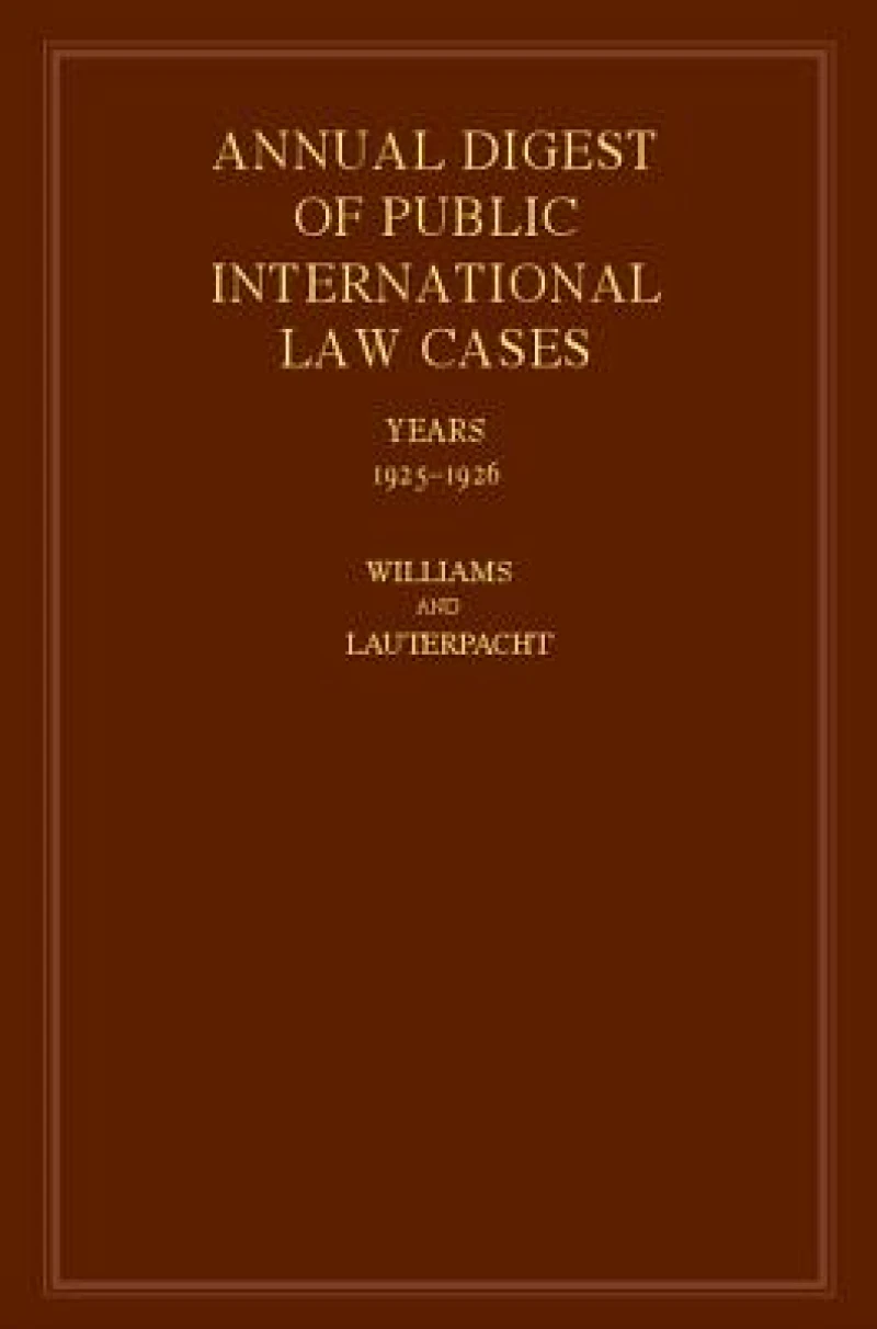 International Law Reports
