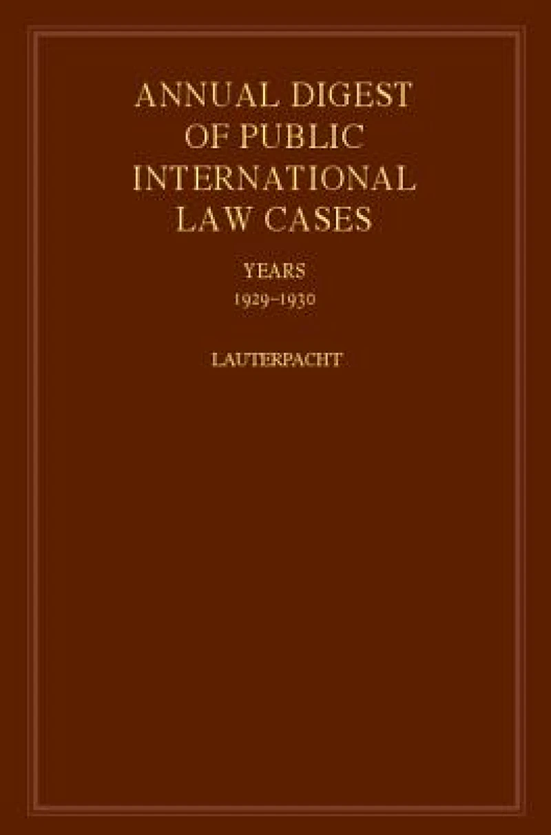International Law Reports