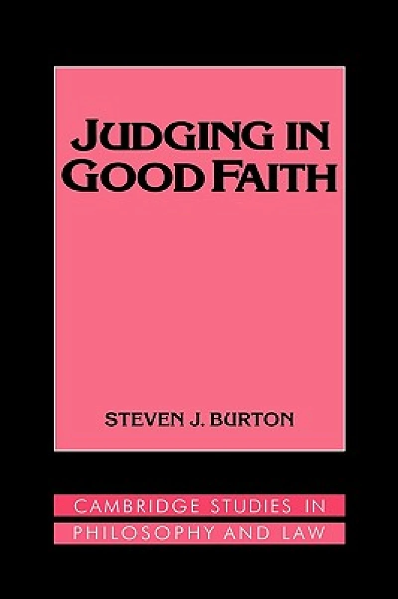 Judging in Good Faith