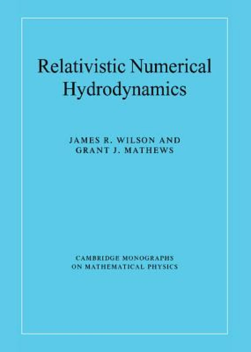 Relativistic Numerical Hydrodynamics