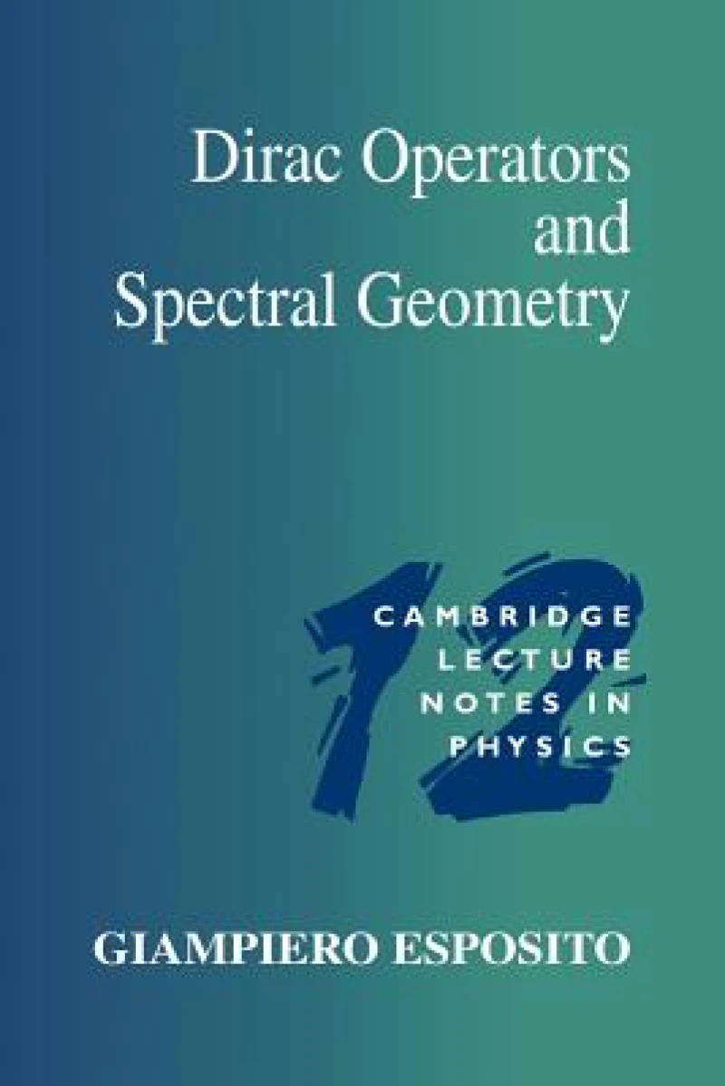 Dirac Operators and Spectral Geometry