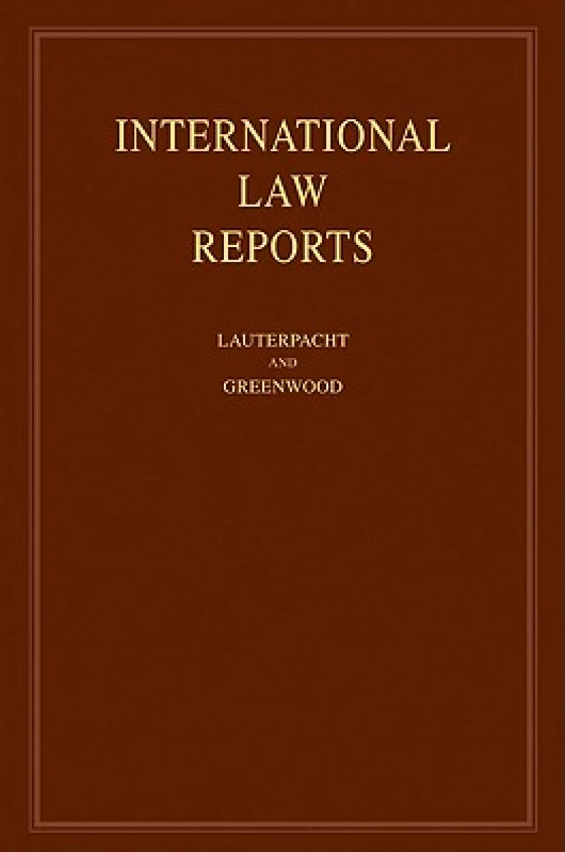 International Law Reports: Volume 136