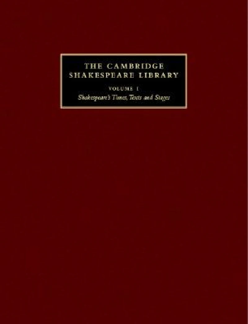 The Cambridge Shakespeare Library 3 Volume Hardback Set