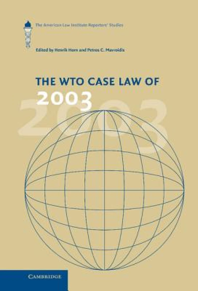The WTO Case Law of 2003