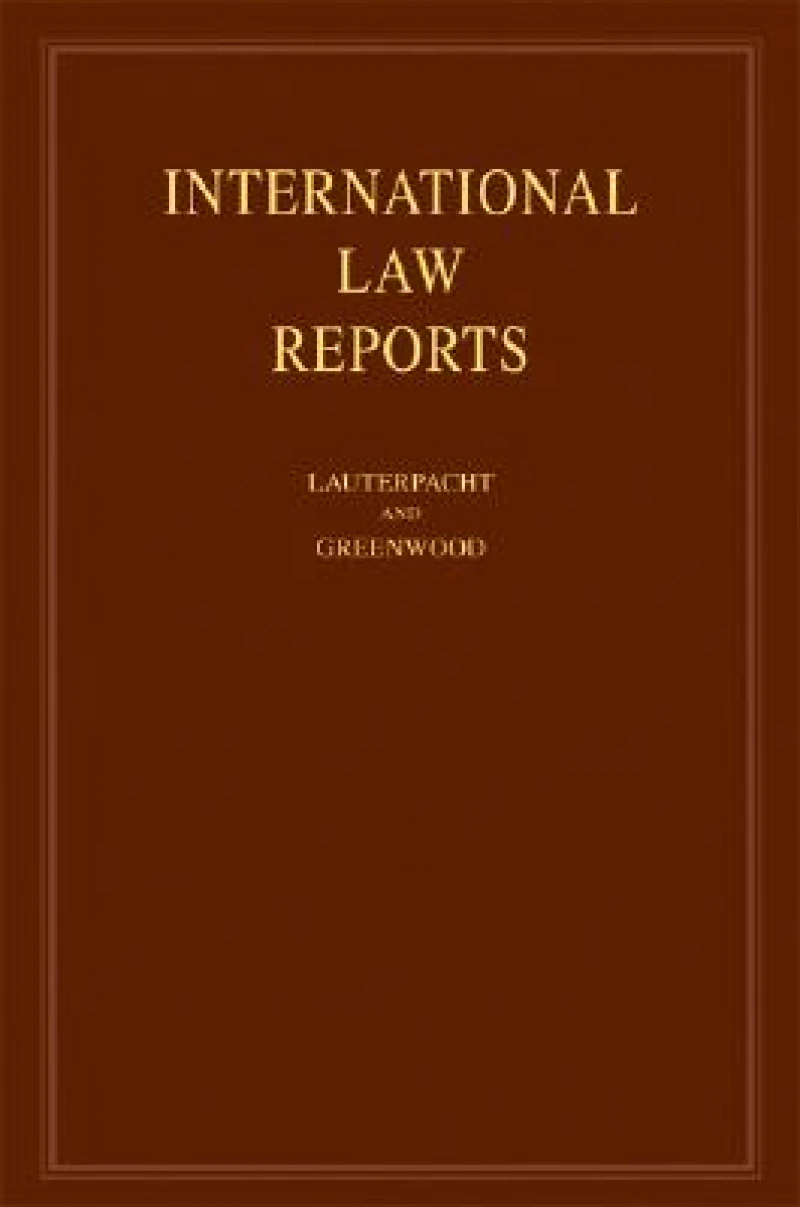 International Law Reports: Volume 134