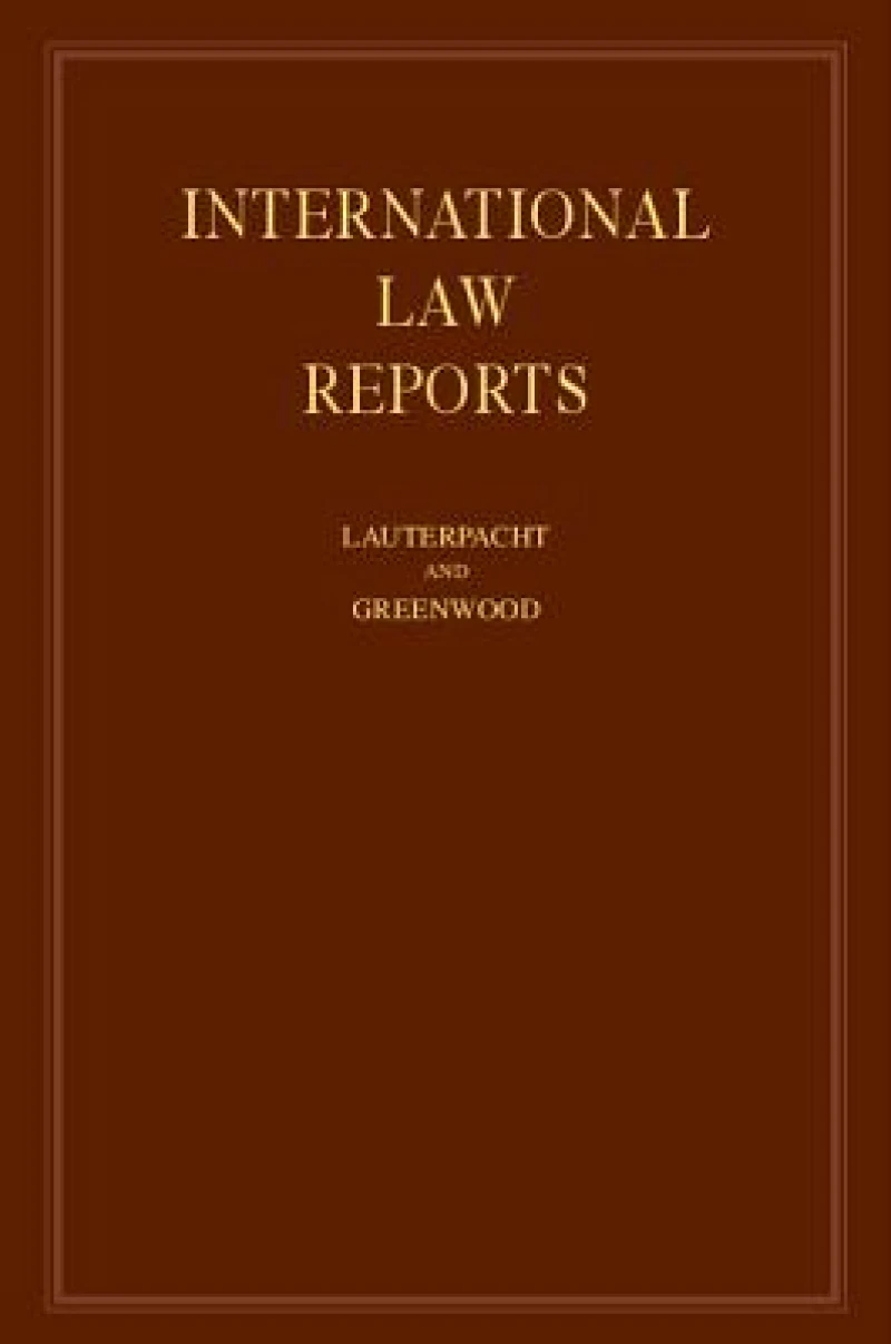 International Law Reports: Volume 135
