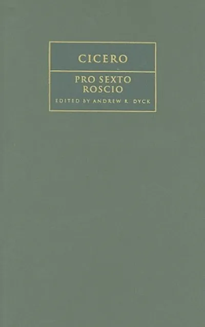 Cicero: 'Pro Sexto Roscio'