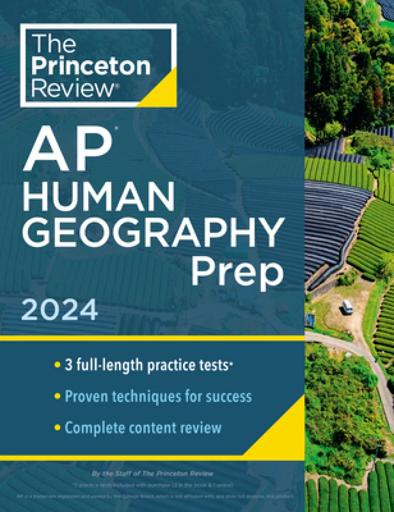 Princeton Review AP Human Geography Prep, 2024