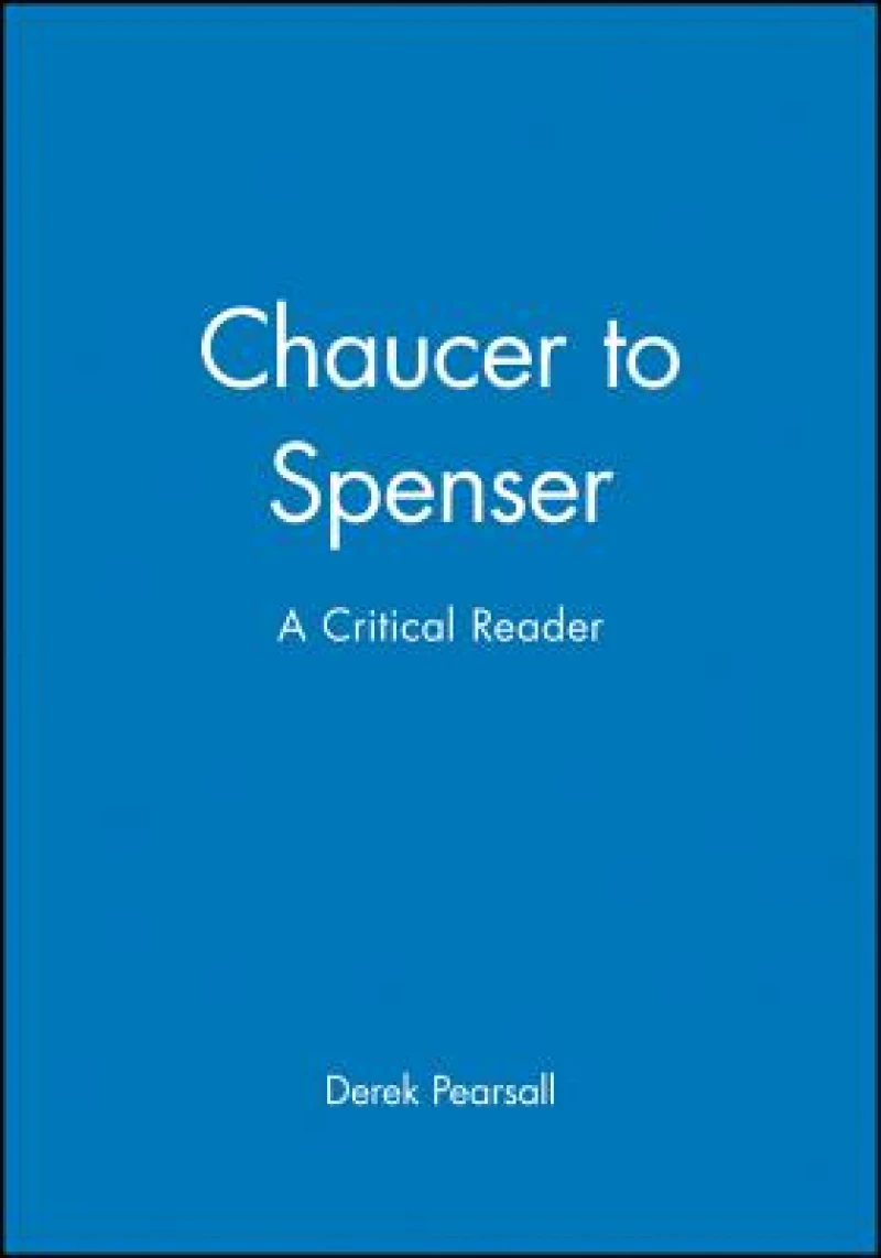 Chaucer to Spenser