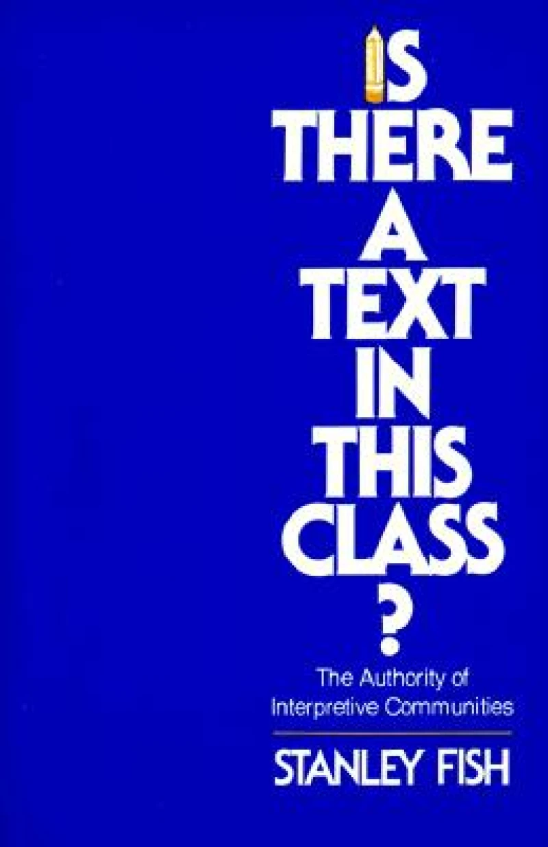 Is There a Text in This Class?