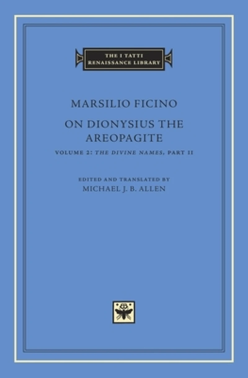 On Dionysius the Areopagite