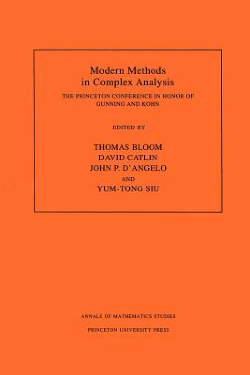 Modern Methods in Complex Analysis