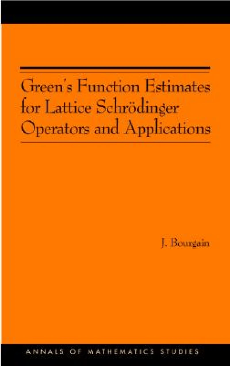 Green's Function Estimates for Lattice Schrodinger Operators and Applications