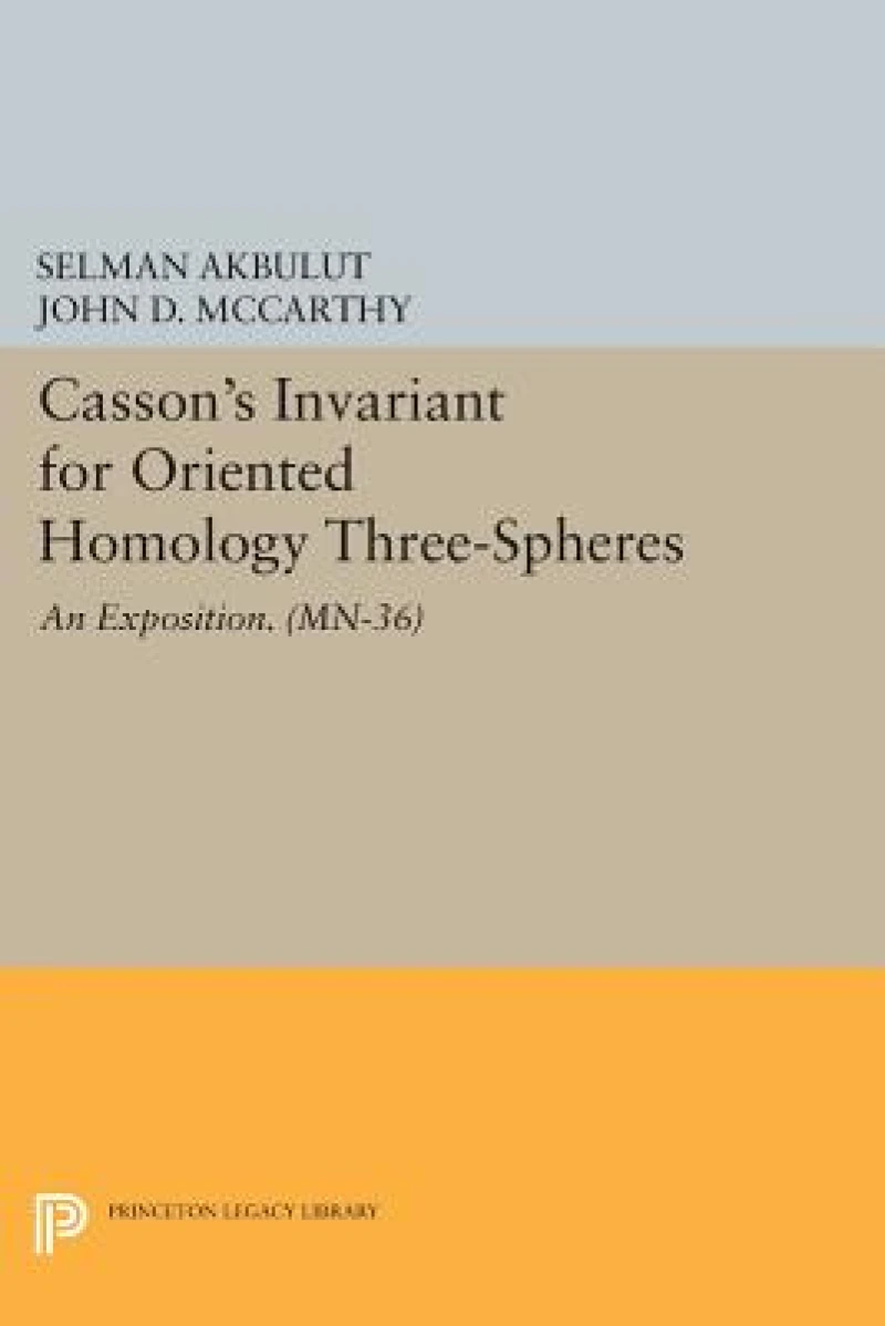 Casson's Invariant for Oriented Homology Three-Spheres