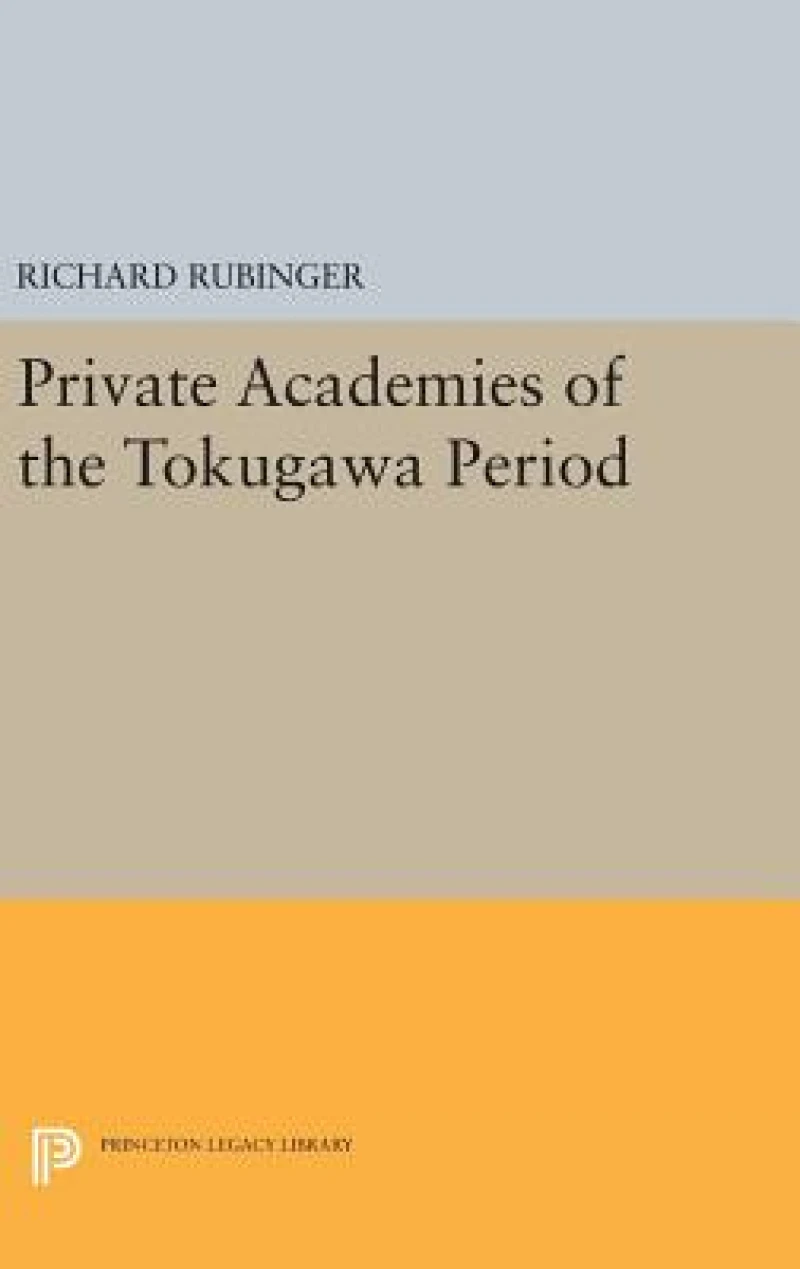 Private Academies of the Tokugawa Period