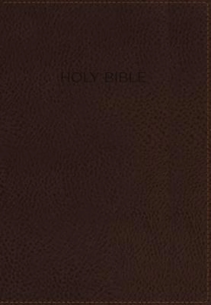 NKJV, Foundation Study Bible, Leathersoft, Brown, Thumb Indexed, Red Letter