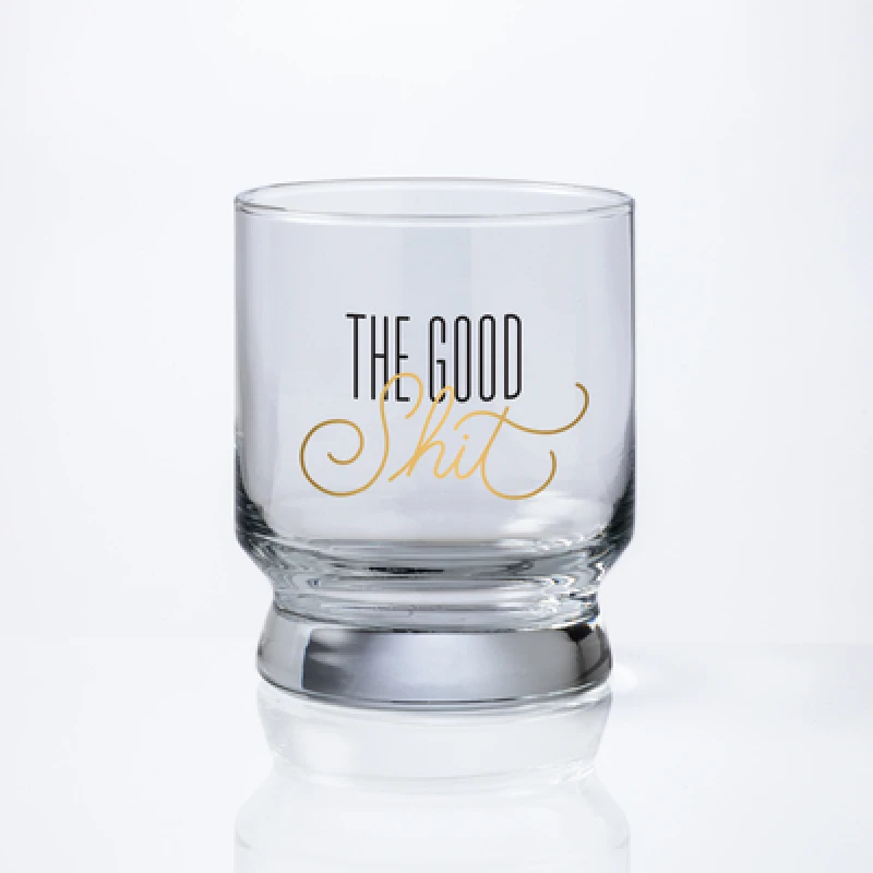 The Good Shit Lowball Glass