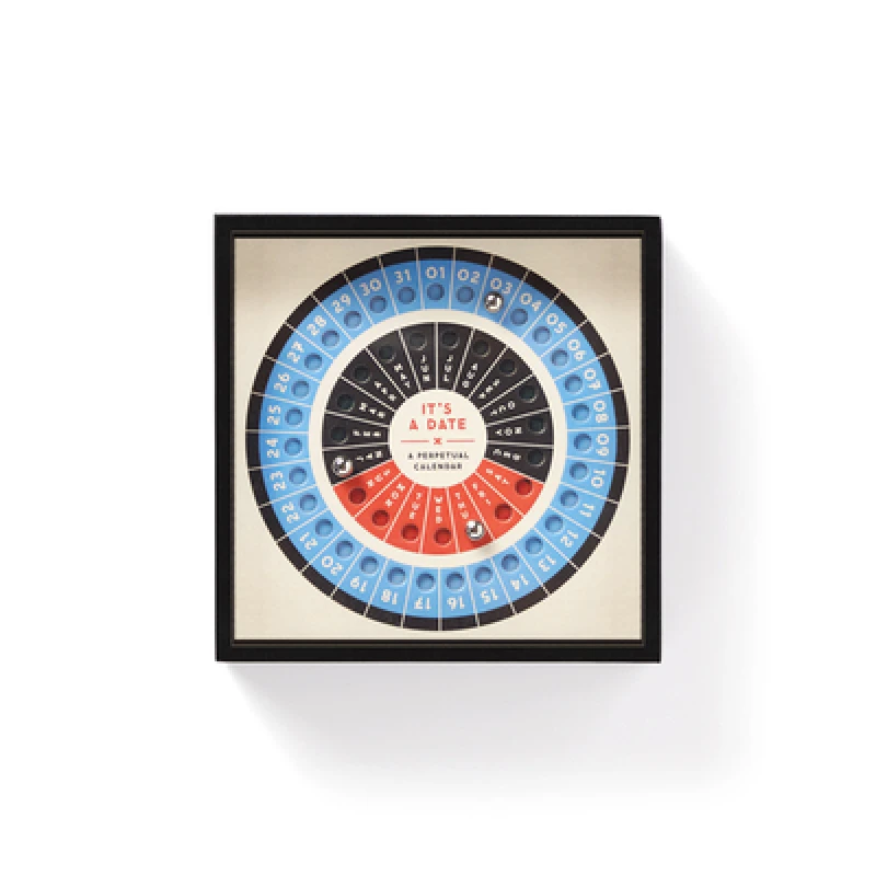 It's A Date Perpetual Desk Calendar