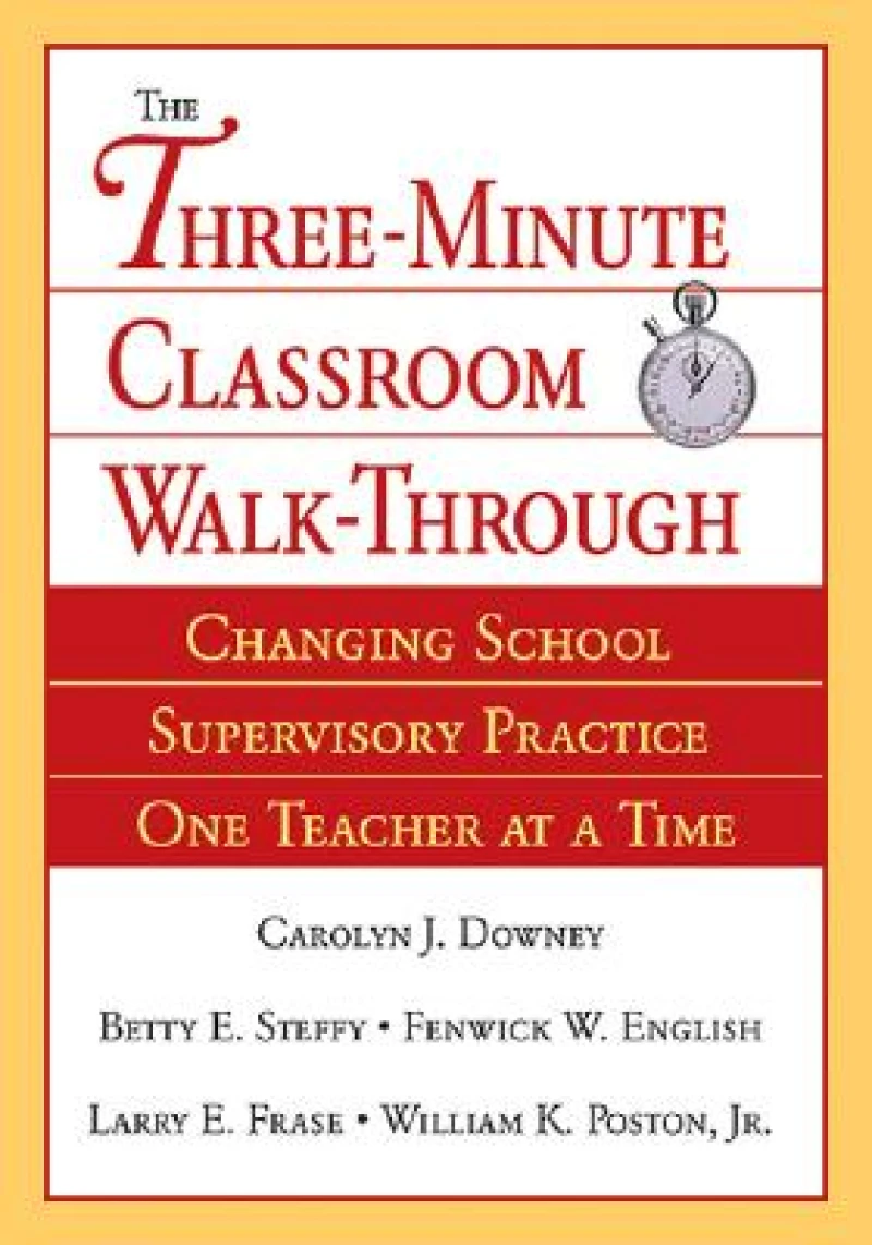 The Three-Minute Classroom Walk-Through