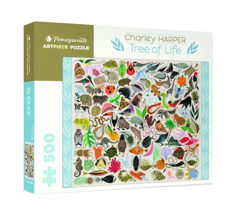Charley Harper Tree of Life 500-Piece Jigsaw Puzzle