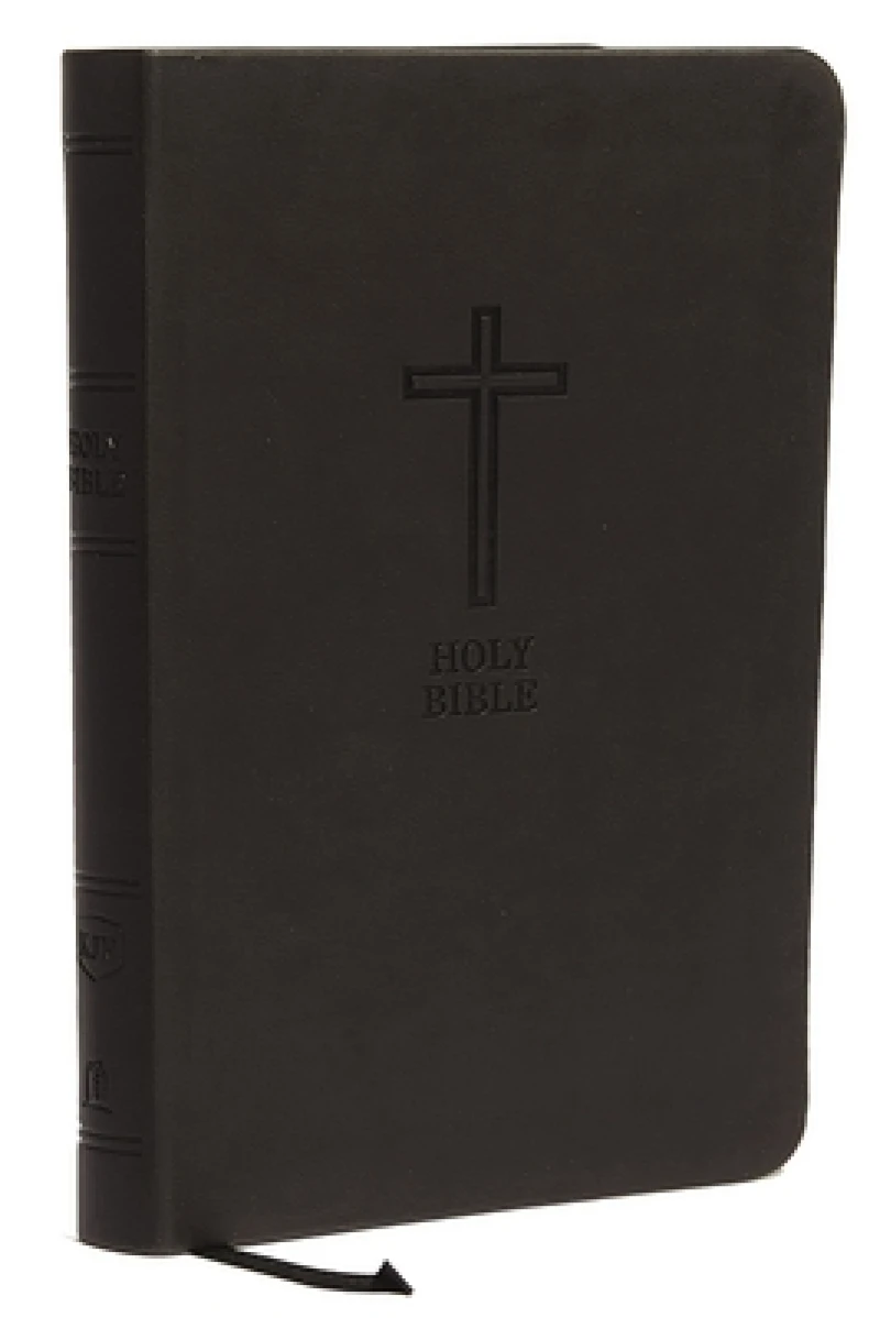 KJV Holy Bible: Value Large Print Thinline, Black Leathersoft, Red Letter, Comfort Print: King James Version