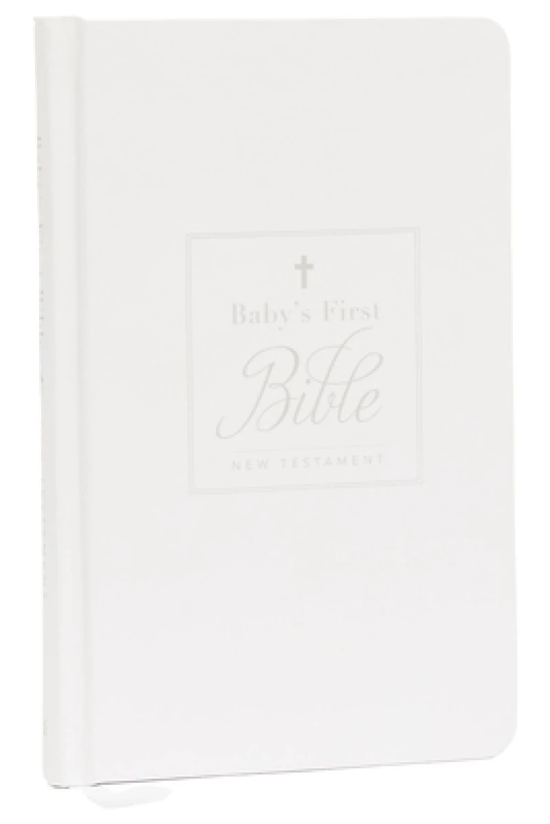 KJV, Baby's First New Testament, Hardcover, White, Red Letter, Comfort Print