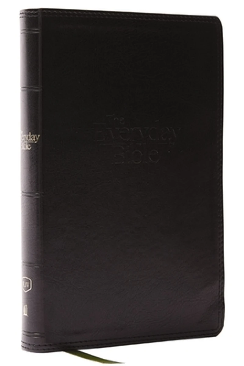 KJV, The Everyday Bible, Black Leathersoft, Red Letter, Comfort Print