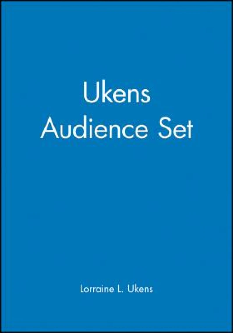 Ukens Audience Set, (Includes Energize Your Audience; All Together Now!; Working Together; Getting Together)