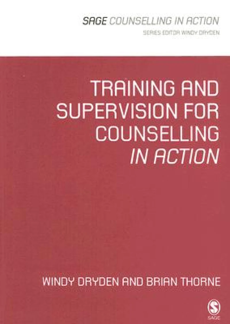 Training and Supervision for Counselling in Action