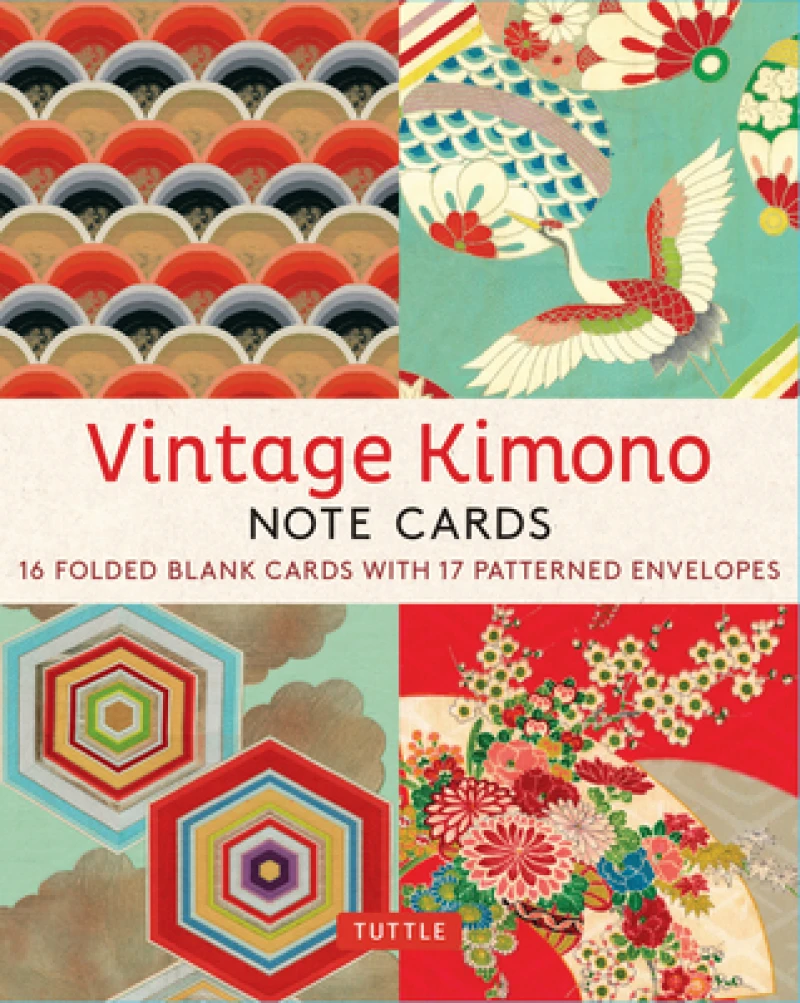 Vintage Kimono, 16 Note Cards