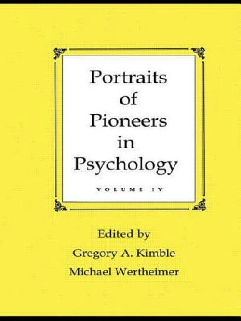 Portraits of Pioneers in Psychology