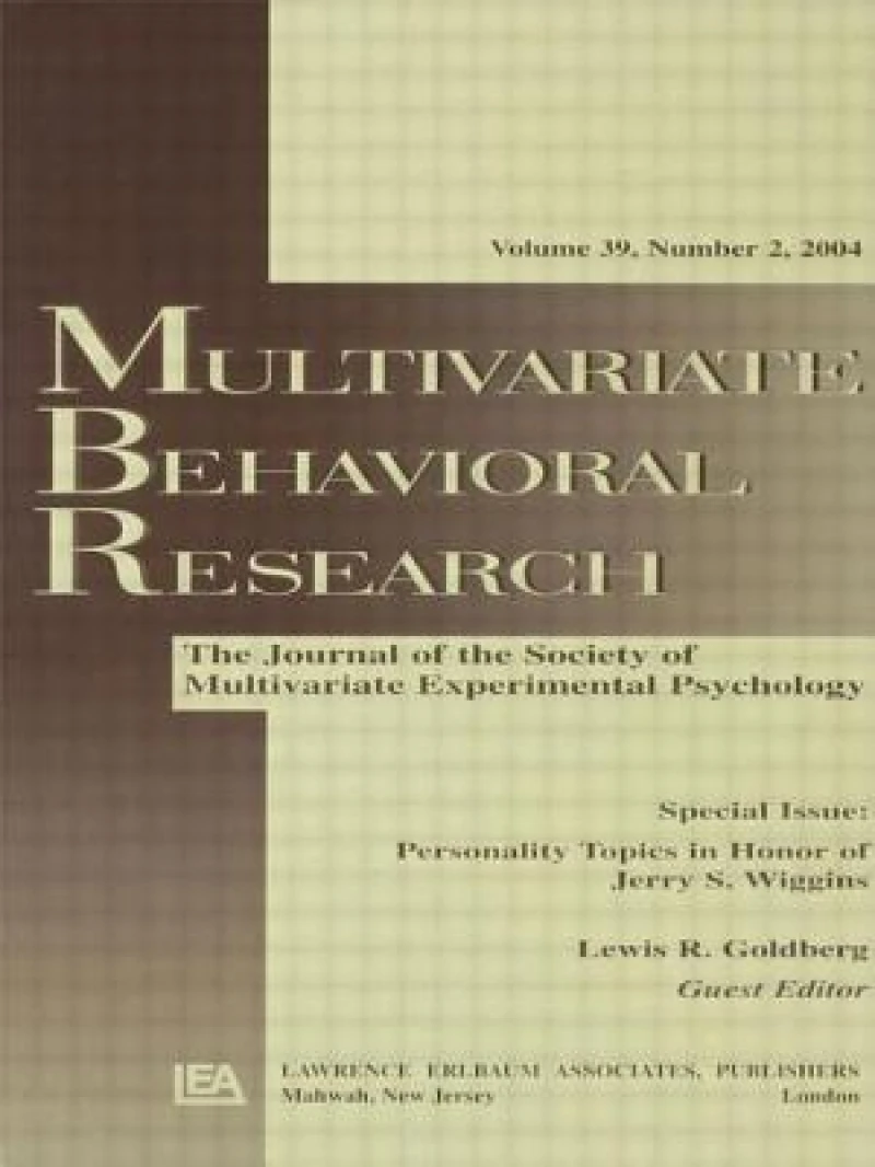 Personality Topics in Honor of Jerry S. Wiggins