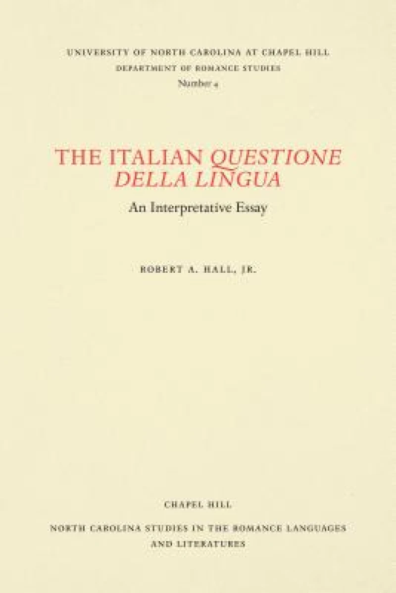 The Italian Questione Della Lingua
