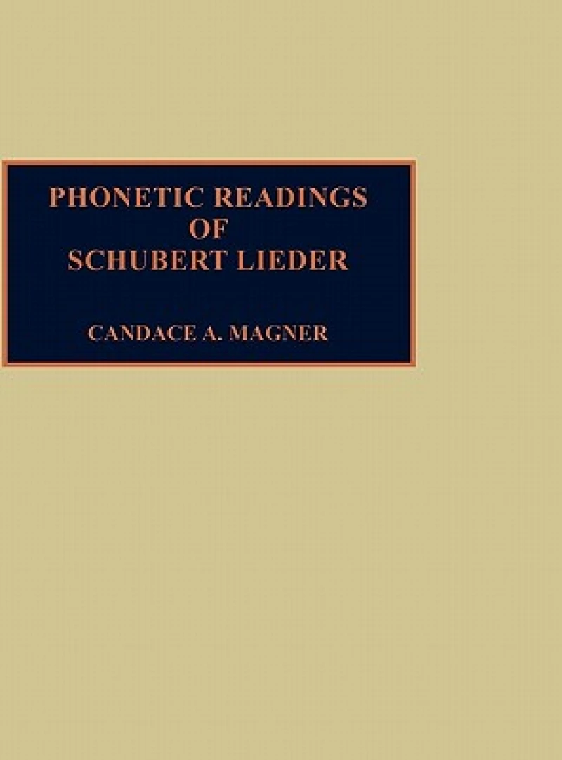 Phonetic Readings of Schubert Lieder