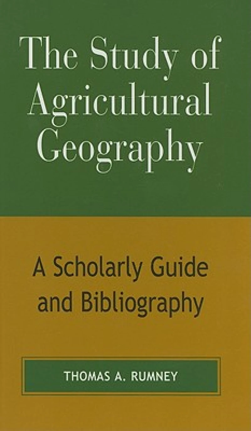 The Study of Agricultural Geography