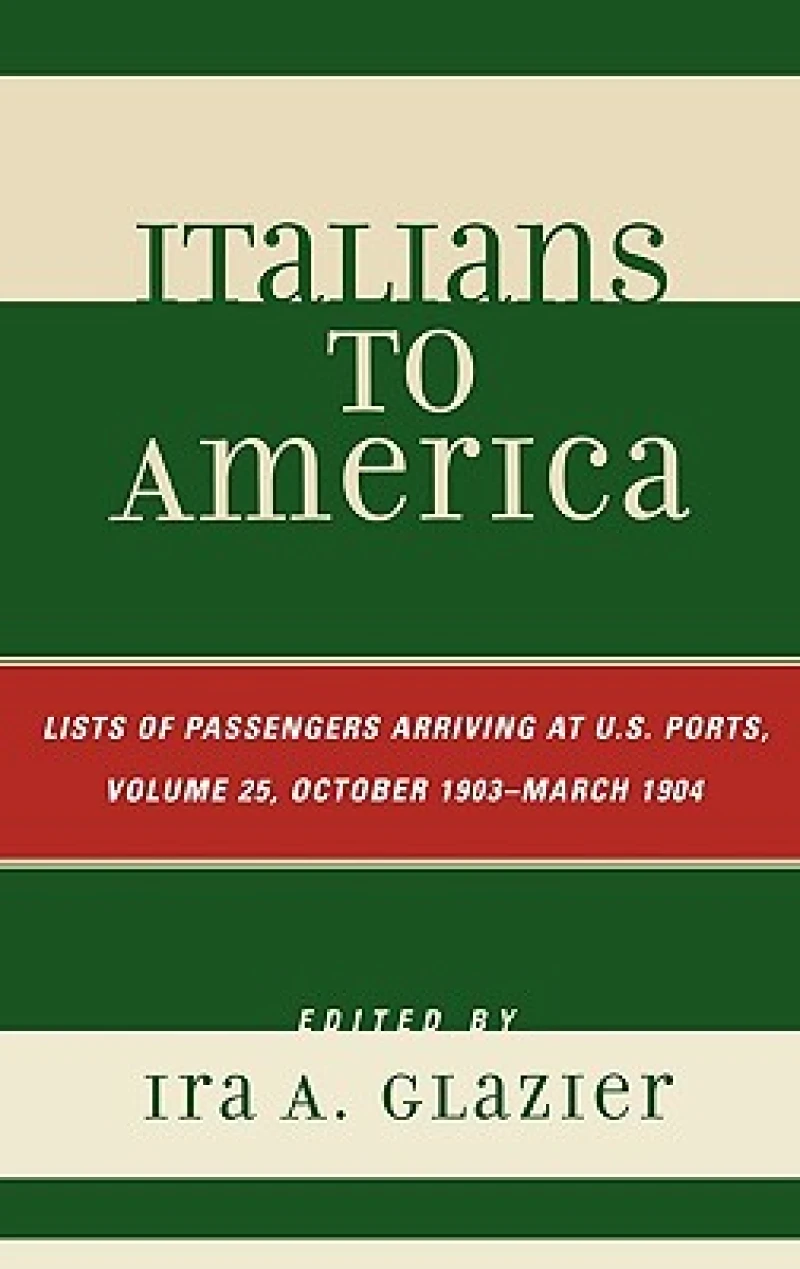 Italians to America, October 1903 - March 1904