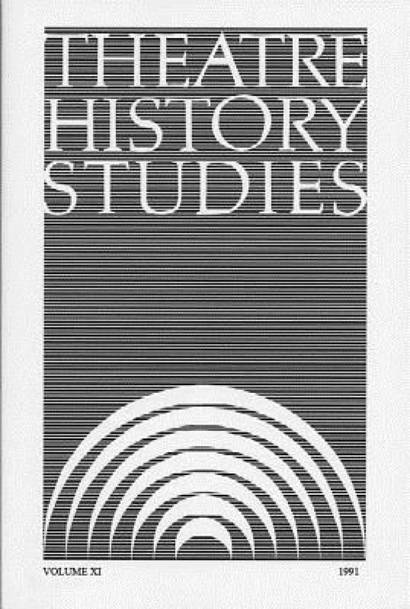 Theatre History Studies 1991