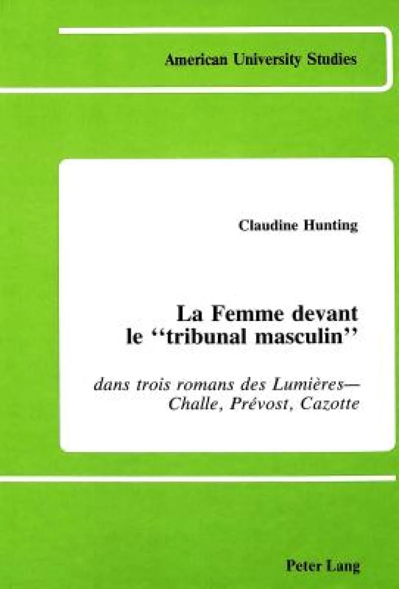 La Femme Devant le Tribunal Masculin
