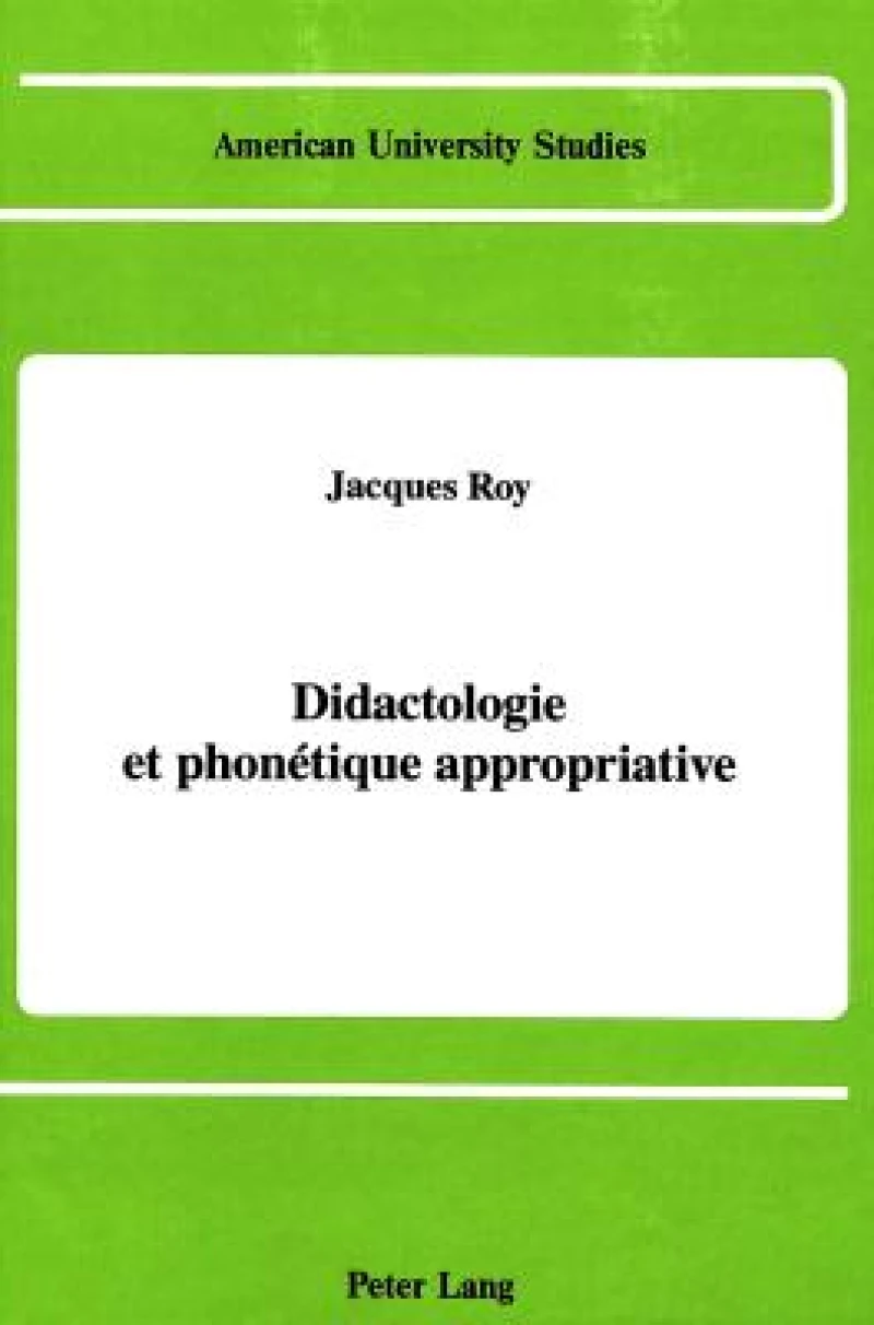 Didactologie et Phonetique Appropriative