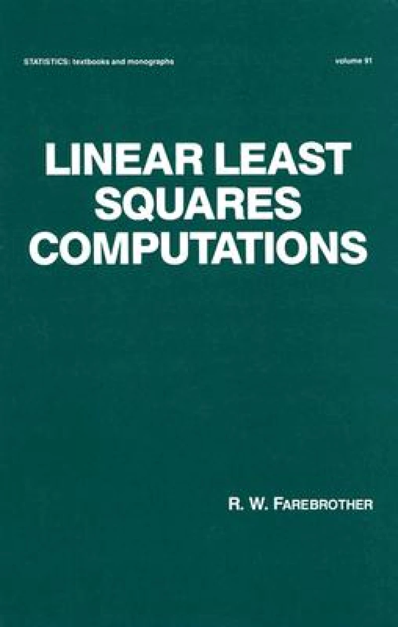 Linear Least Squares Computations
