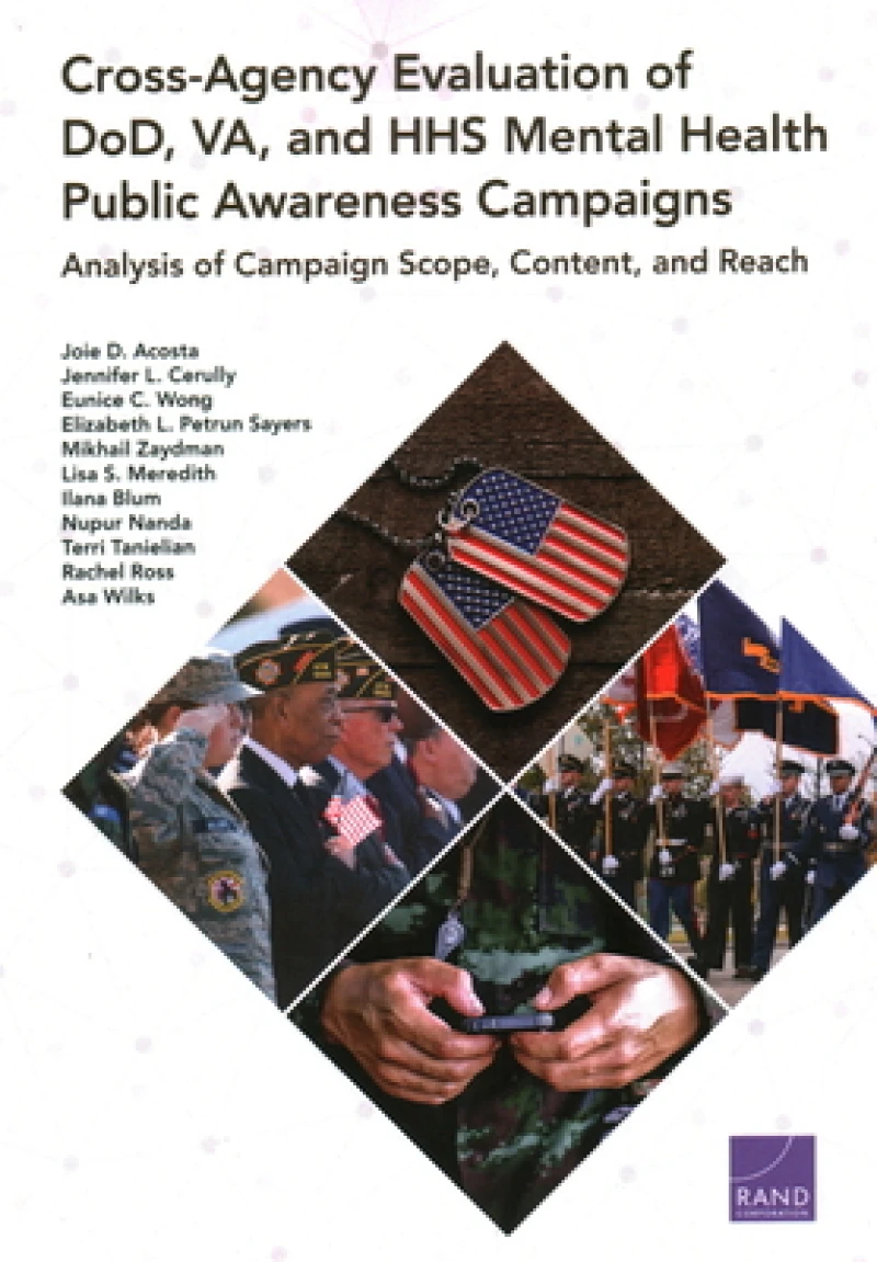 Cross-Agency Evaluation of DoD, VA, and HHS Mental Health Public Awareness Campaign