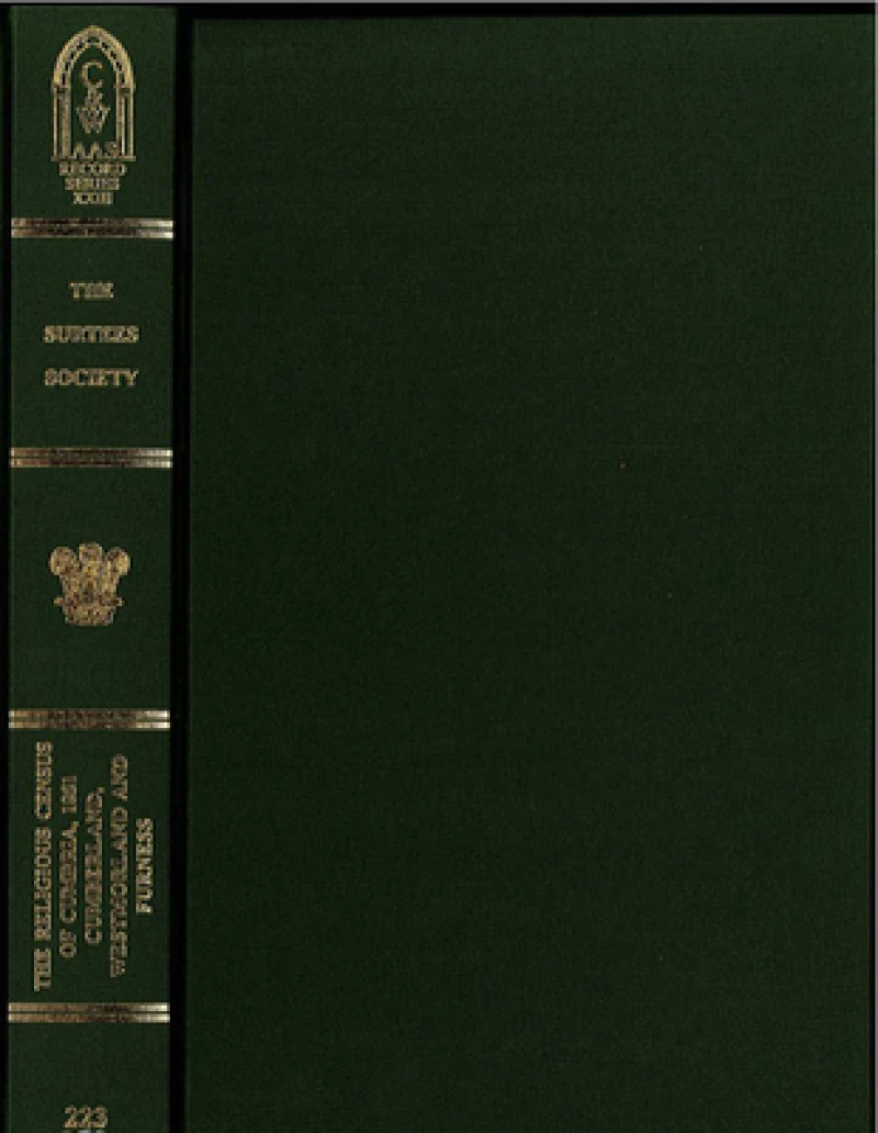 The Religious Census of Cumbria, 1851
