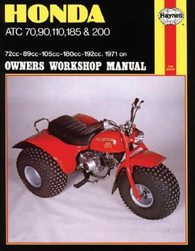 Honda ATC70, 90, 110, 185 & 200 (71 - 85) Haynes Repair Manual