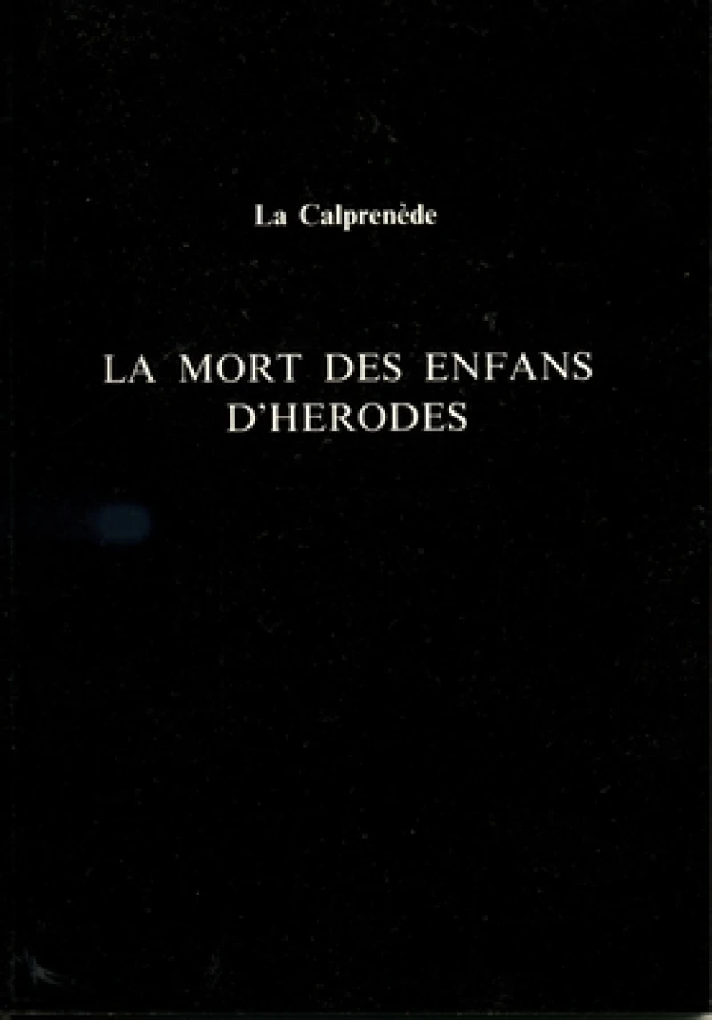 La Mort des Enfans d'Herodes