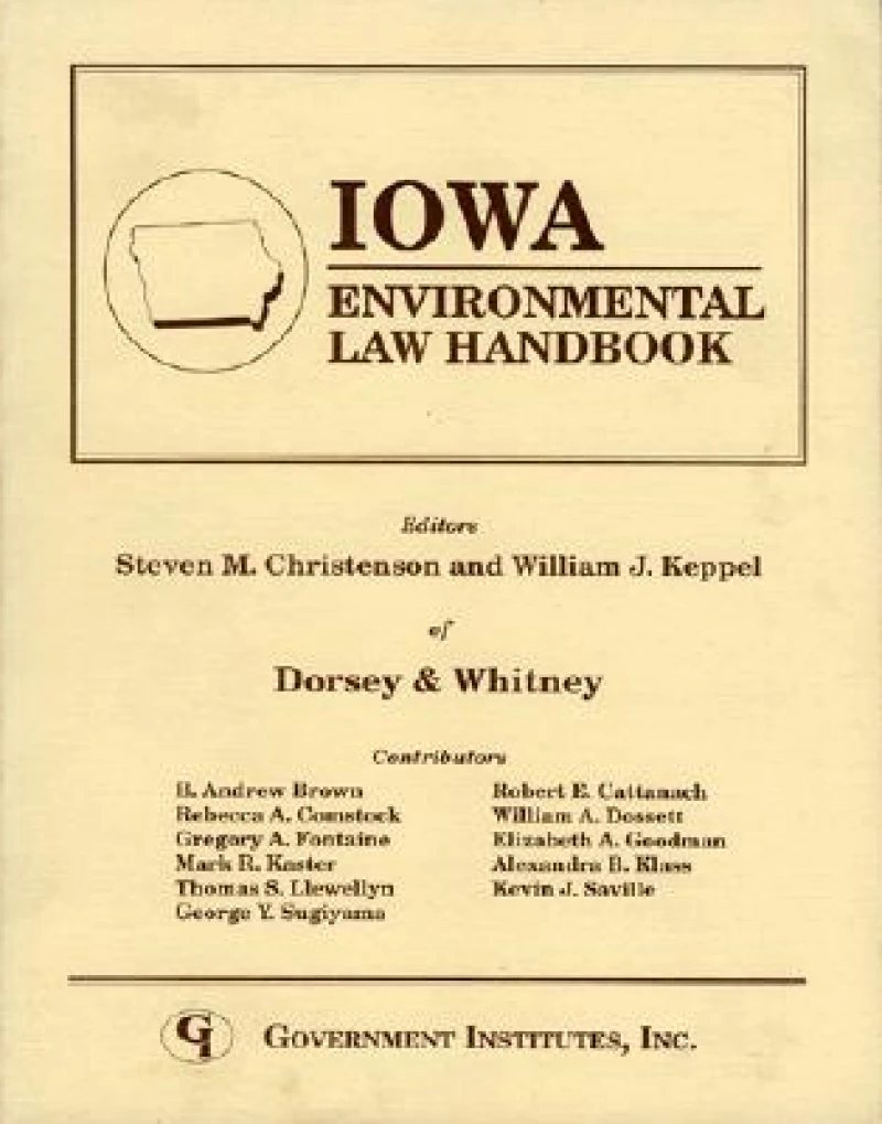 Iowa Environmental Law Handbook