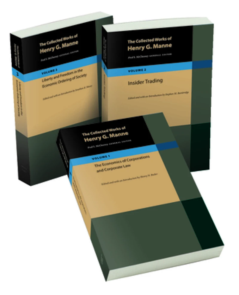 Collected Works of Henry G Manne: 3-Volume Set