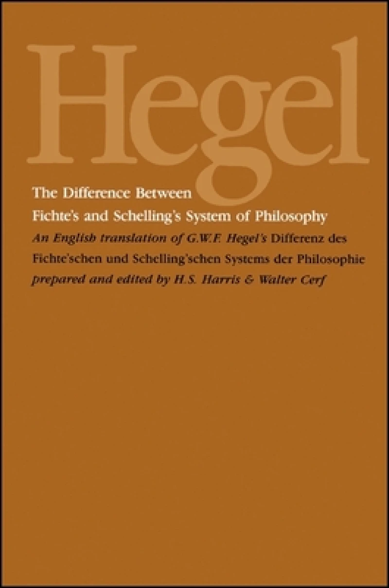 The Difference Between Fichte's and Schelling's System of Philosophy