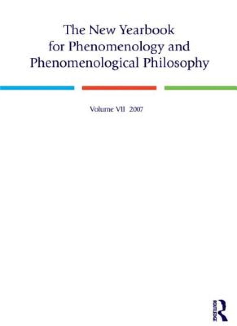 The New Yearbook for Phenomenology and Phenomenological Philosophy